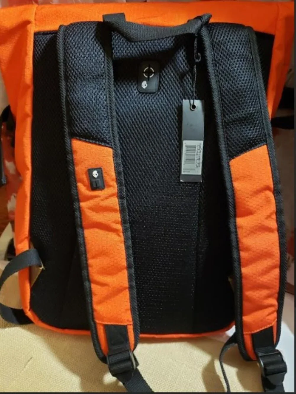Skullcandy Burnt Orange Tech Laptop Backpack School Travel Daypack NWT